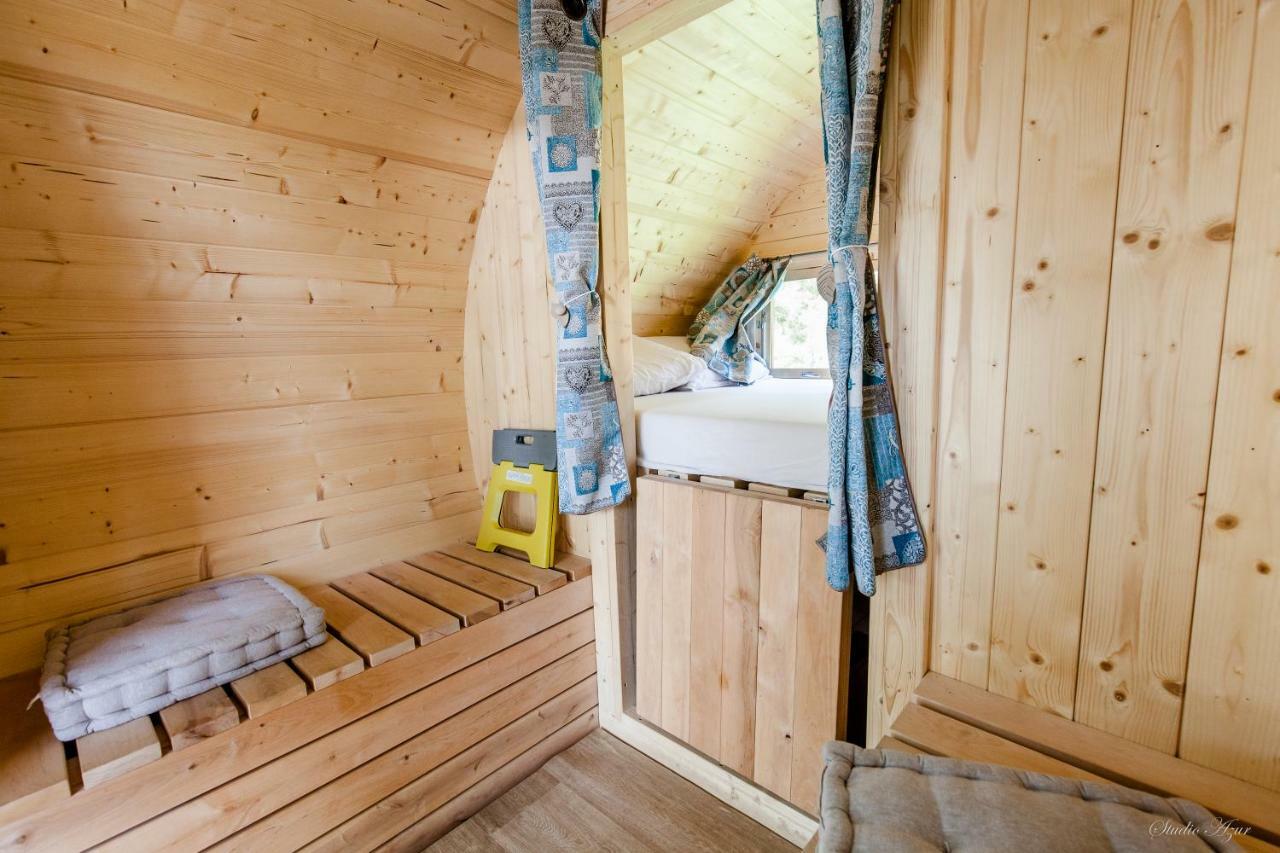 Camping De Tournus - Drole De Cabane Bagian luar foto